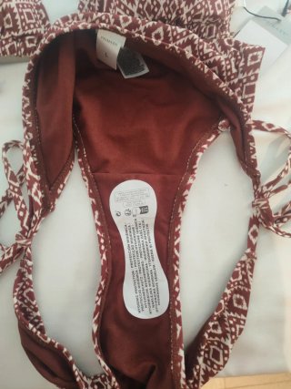 Bikini Talla L Estampado Geométrico