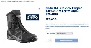Botas Haix Black Eagle Athletic 2.1 T40
