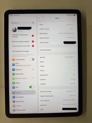 Apple iPad Air 4 64GB Wi-Fi + 4G LTE Verde