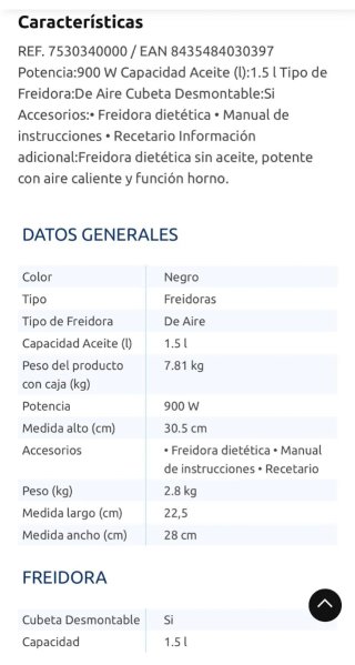 Cecotec Freidora de Aire