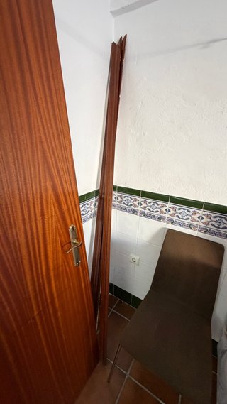Puertas Madera Sapelly + Jambas + Marco