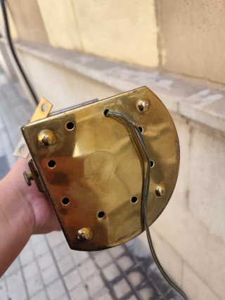Lámpara de latón STARBOARD náutica