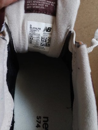 Zapatillas New Balance 574 Piel Marrón Talla 44