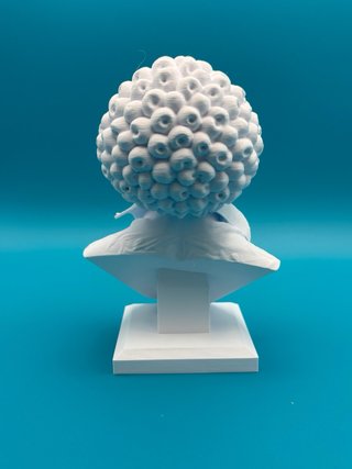 Busto Jimi Hendrix 3D 25cm