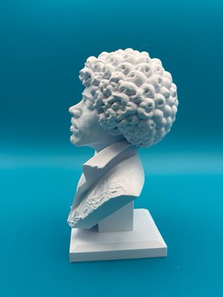 Busto Jimi Hendrix 3D 25cm