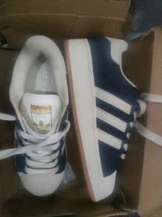 Adidas Superstar Talla 45 Azul/Blanco