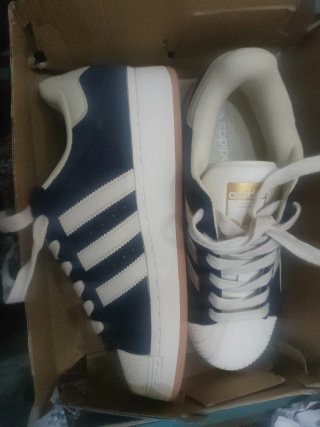 Adidas Superstar Talla 45 Azul/Blanco