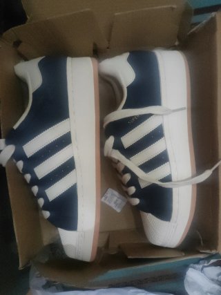 Adidas Superstar Talla 45 Azul/Blanco