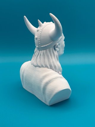 Busto Haaland 3D plastica 18cm