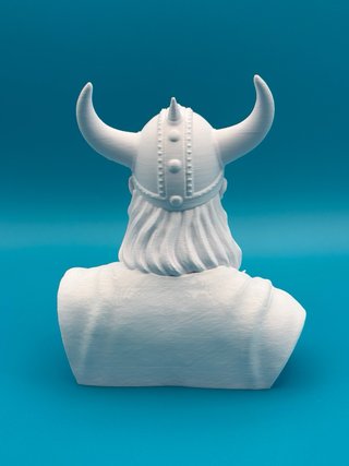 Busto Haaland 3D plastica 18cm