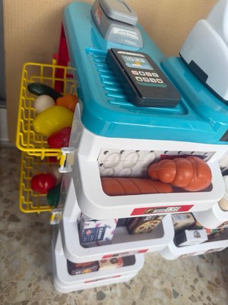 Mercado Infantil Juguete con Carrito