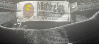 Camiseta BAPE Negra Rosa