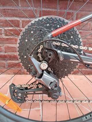 Bicicleta Cannondale Roja Casi Nueva