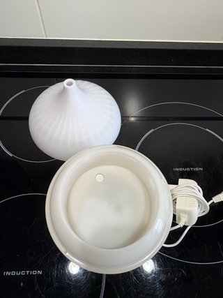 Humidificador Difusor Aromaterapia Blanco/Madera
