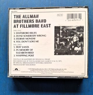 The Allman Brothers Band - Live at Fillmore East C