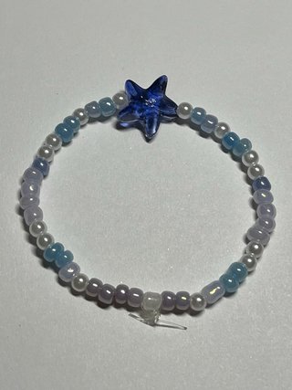 Set 3 Pulseras Pastel Estrella Hechas a Mano