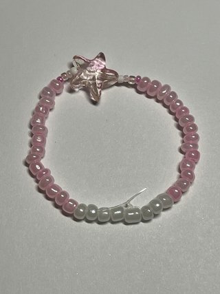 Set 3 Pulseras Pastel Estrella Hechas a Mano