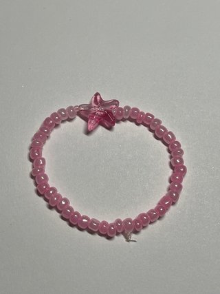 Set 3 Pulseras Pastel Estrella Hechas a Mano