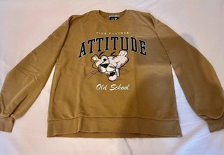 Sudadera Pink Panther Attitude Mostaza