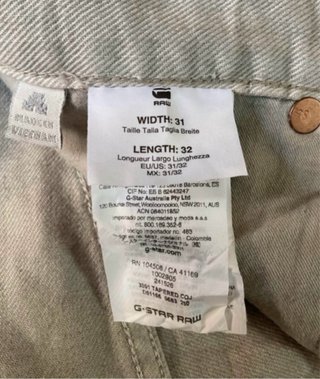 Pantalón vaquero de hombre de G-Star Raw (W31/L32)
