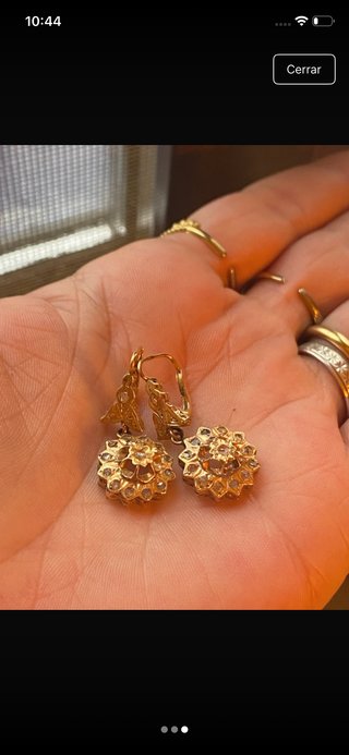 Pendientes Época Oro 14k
