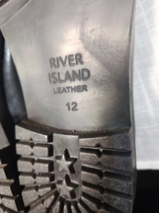 Mocasines River Island Negros Piel