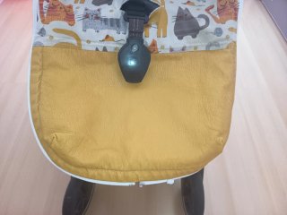 Saco para silla de paseo con estampado gatitos
