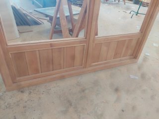 Puerta/Ventana Madera Cristalera Balconera