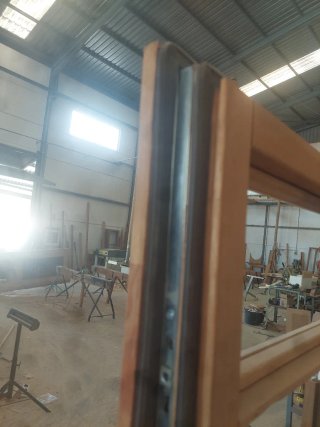 Puerta/Ventana Madera Cristalera Balconera