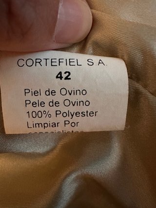 Chaqueta de piel ovino