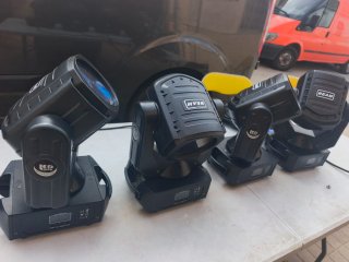 4 Cabezas Móviles LED 25W