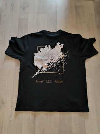 Camiseta oversize Pull&Bear Negra Talla M