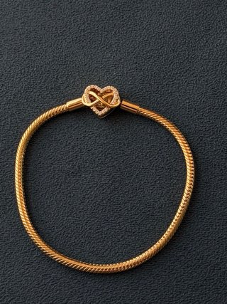 Pulsera Pandora Corazón Infinito Brillante