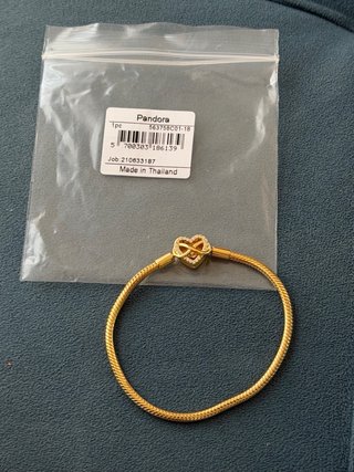 Pulsera Pandora Corazón Infinito Brillante