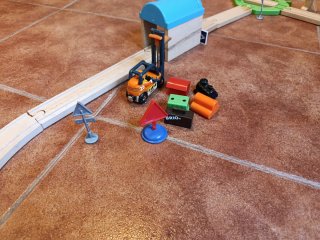 Conjunto Trenes Brio Madera