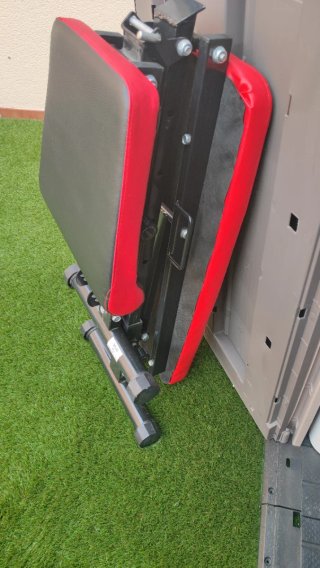 Banco de musculación y pesas 32 kg