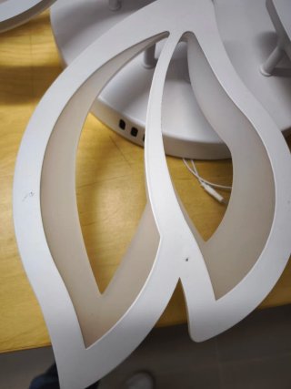 Lámpara de techo moderna diseño flor