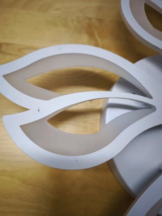 Lámpara de techo moderna diseño flor