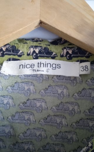 Camisa Nice Things Verde coches Talla M/L