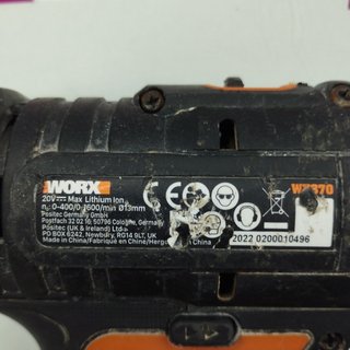 Herramientas Eléctricas Lote Worx Martillo Taladro Y Amolad