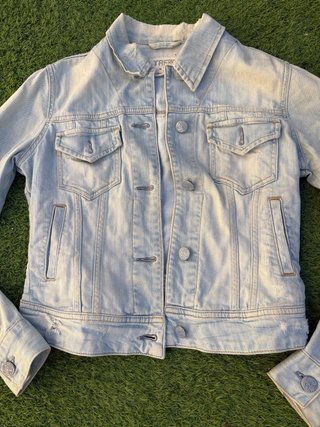 Giubbotto corto in denim Zara USA Donna Taglia M
