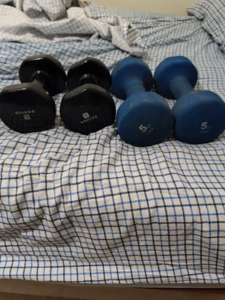 Pesas 5kg y 3kg