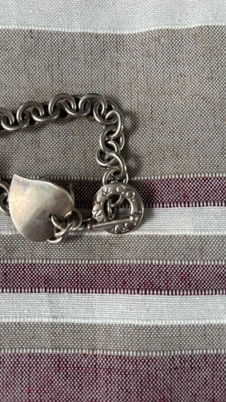 Pulsera Tiffany & Co. Corazones Plata