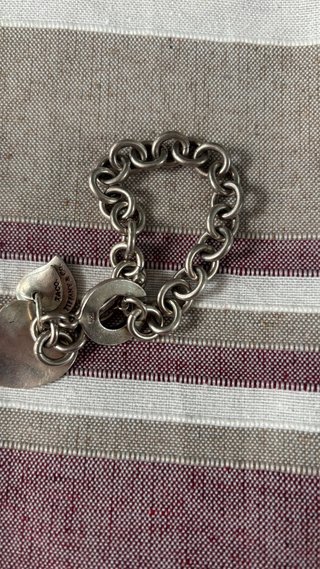 Pulsera Tiffany & Co. Corazones Plata