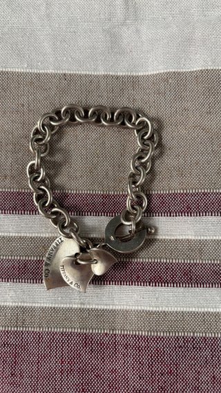Pulsera Tiffany & Co. Corazones Plata