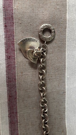 Pulsera Tiffany & Co. Corazones Plata