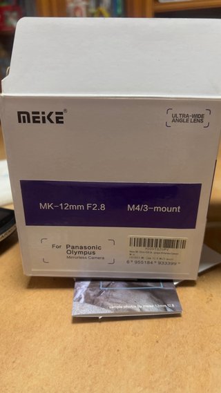 Objetivo Meike MK-E-W77 / 12mm F2.8