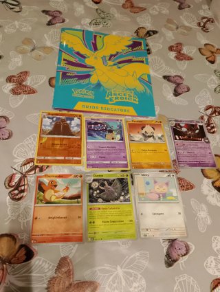Set carte Pokemon + catalogo