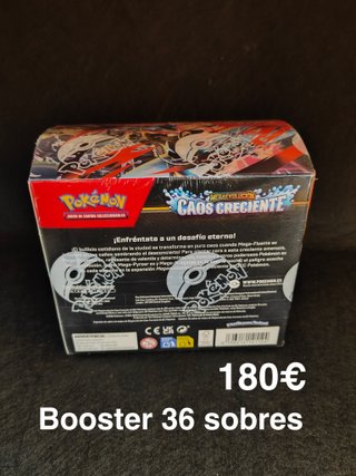 Booster Box Pokémon Caos Creciente Español Sellada