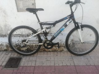 Bicicleta Montaña 24 Doble Suspensión